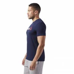 Man T-Shirt QQR- Reebok Linear Read