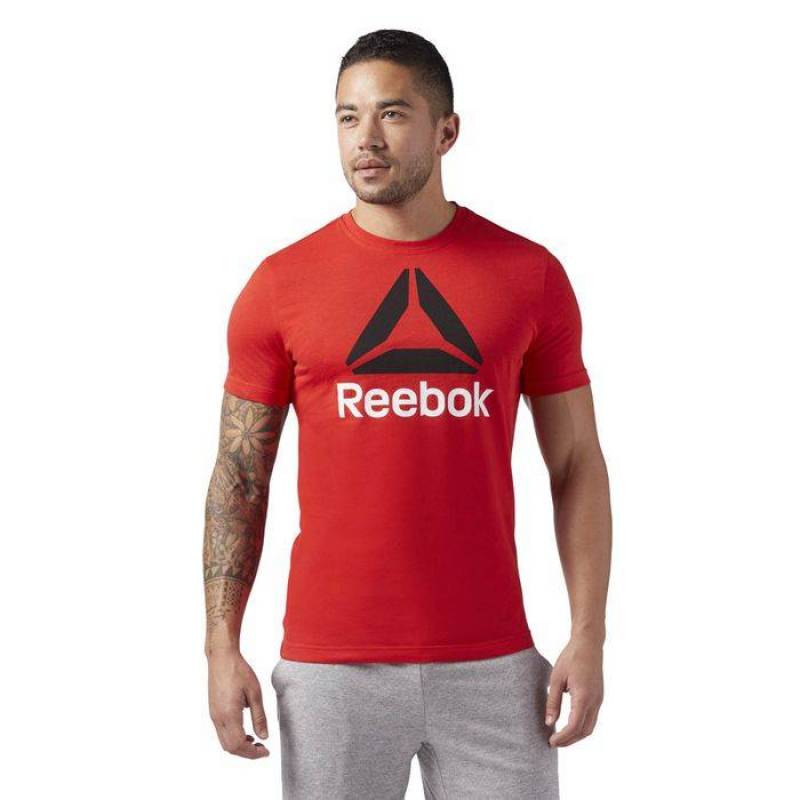 Man T-Shirt QQR - Reebok Stacked CW5370