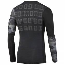 Man compression triko ACTVCHL GRPHC LS COMP TEE BR9579