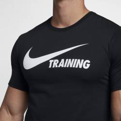 Man T-Shirt Nike Swoosh Training T-Shirt black