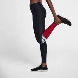 Woman Leggins Nike Power Training Tights black/red