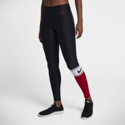 Woman Leggins Nike Power Training Tights black/red
