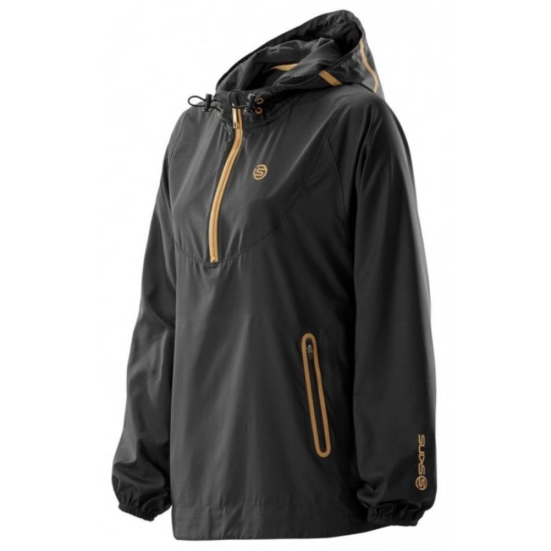 Woman compression jacket Skins NCG Vapor Pullover - black