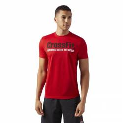 Man T-Shirt Reebok CrossFit FEF TEE - SPEEDWICK - red