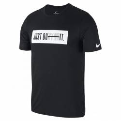 Man T-Shirt Just dont quit Dry Training black