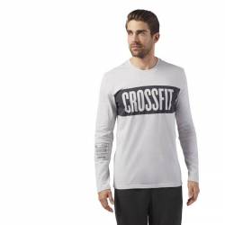 Man T-Shirt CrossFit STRIPE LS TEE CF4553