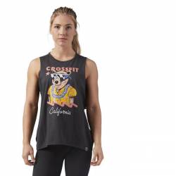 Woman top CrossFit CALI BEAR MUSCLE TANK CF5746
