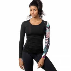 Woman compression T-Shirt AC LS COMPRESSION - CE2656