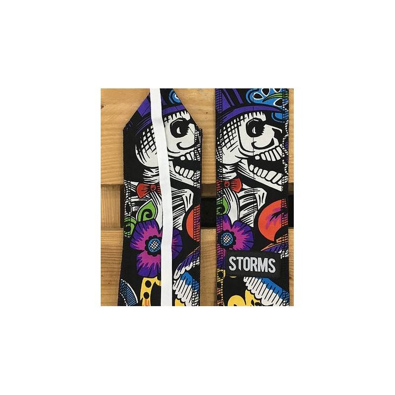 Zpevňovač zápěstí STORMS Wrist Wraps - Happy Skull