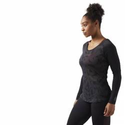 Woman T-Shirt CrossFit Burnout LS Tee - CD6455