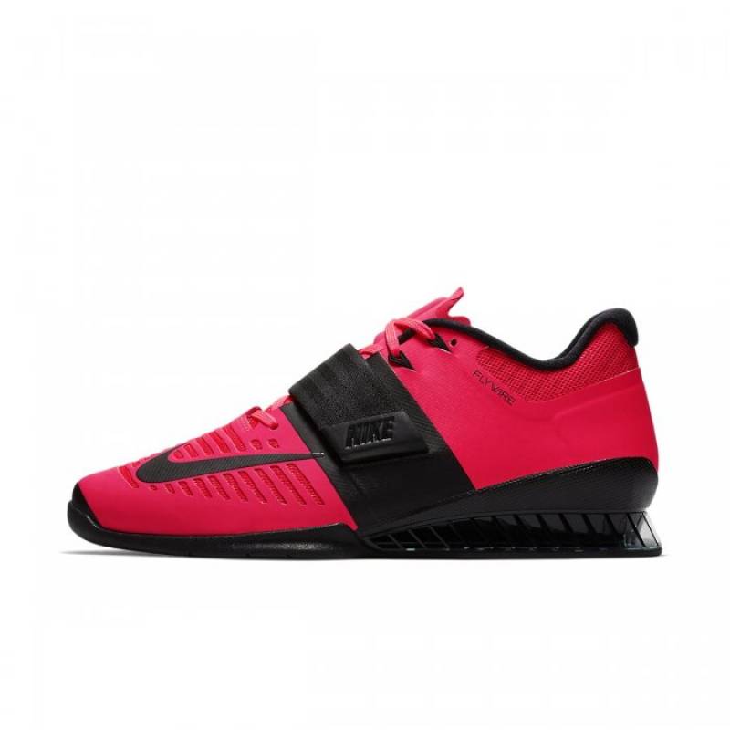 Man Shoes Nike Romaleos 3 - black red pink