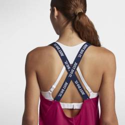 Woman training top elastica Nike cherry