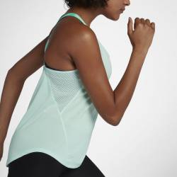 Woman training top elastica Nike light green