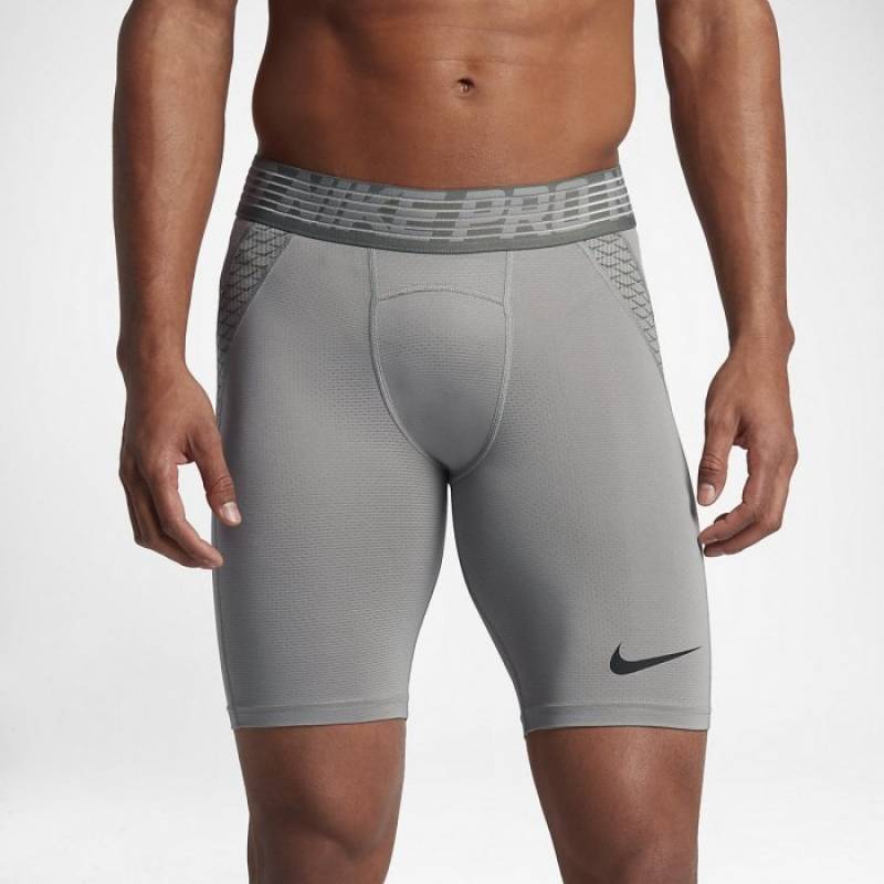 Man compression Shorts Nike Pro Hypercool SHORT - grey 