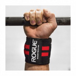 Rogue Wrist Wraps Black/Red 18