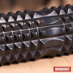 Masážní válec WORKOUT Spine černý