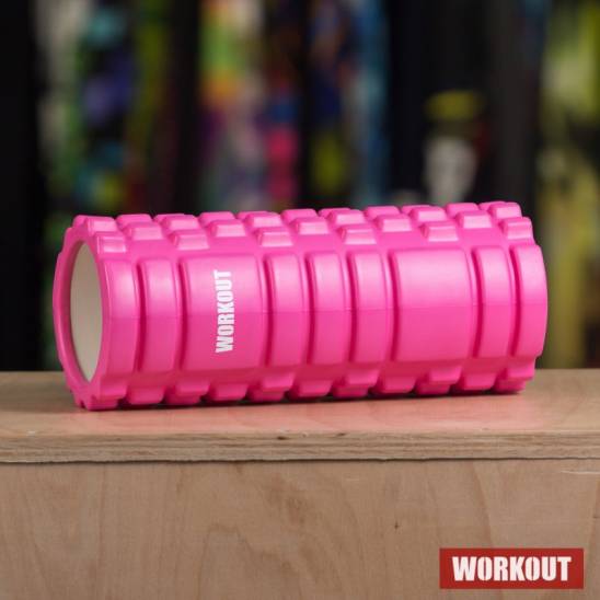 Masážní válec WORKOUT - růžový