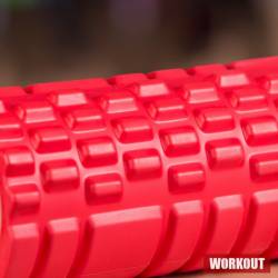 Masážní válec WORKOUT - červený