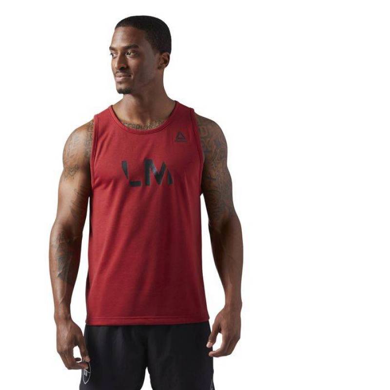 Man T-Shirt Les Mills Dual Blend Tank - CD6195