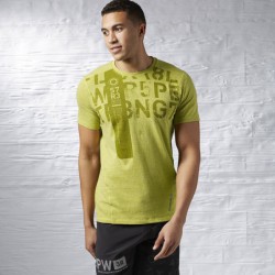 Pánské triko os triblend green AA8250