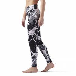 Dámské legíny EL LEGGING-ABSTRACT BLOSS
