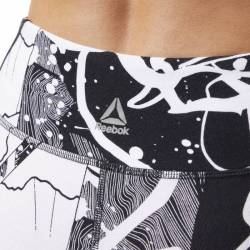 Dámské legíny EL LEGGING-ABSTRACT BLOSS