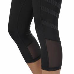 Woman Tight C Mesh Blocked Capri - CY4997