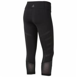 Woman Tight C Mesh Blocked Capri - CY4997