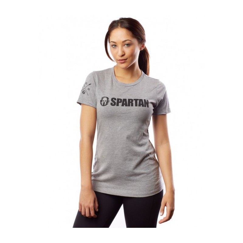 Woman T-Shirt SPARTAN 2016 Logo Tee grey