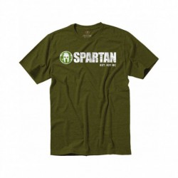 Man T-Shirt Spartan Classic Logo Tee green