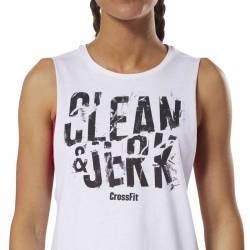 Woman top Reebok CrossFit Clean Jerk Muscle Tank - DH3719