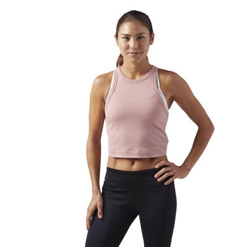 Dámský top EL WASHED CROP TANK