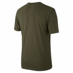 Man T-Shirt Nike Metcon slub - green