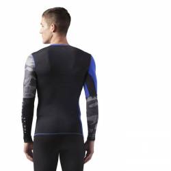 Man compression T-Shirt AC GRAPHIC LS COMP TEE - CF3715