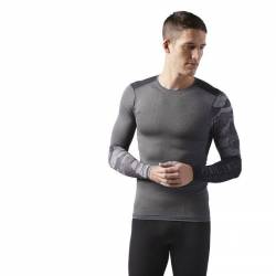 Man compression T-Shirt AC GRAPHIC LS TEE - CF3714