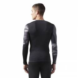 Man compression T-Shirt AC GRAPHIC LS TEE - CF3714