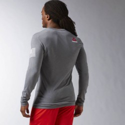 Man T-Shirt RCrossFit Forging Elite Fitness LS Tee AY