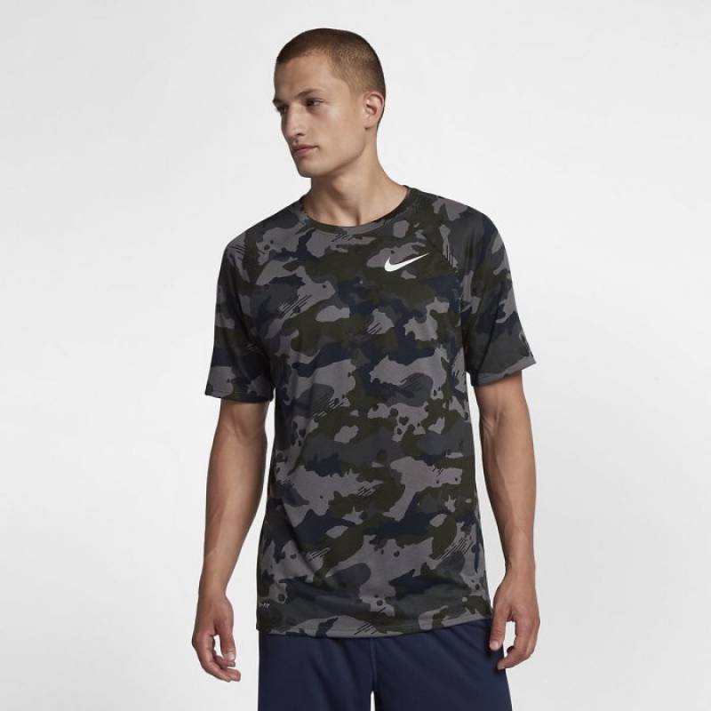 Man T-Shirt DRY LEG TEE CAMO GREY 923524-036