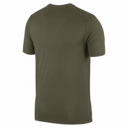 Man fitness T-Shirt Nike TRAINING - green-white