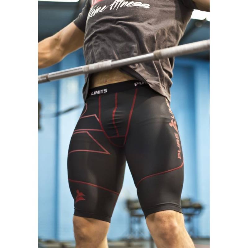 Pánské krátké kompresní kalhoty Red Series