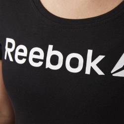 Woman T-Shirt Reebok LINEAR READ SCOOP - CF4455