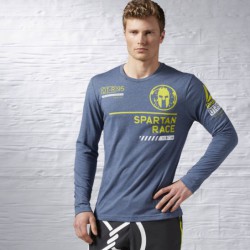 Pánské triko Reebok Spartan Race LS Tri Blend Sp