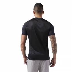 Man T-Shirt Workout Active Chill TECH TOP - black
