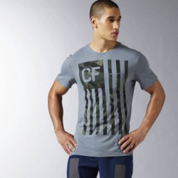 Pánské tričko RCF Camo Flag Pocket Tee AX9675