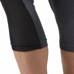 Leggings Capri a blocchi di colore da donna per l'allenamento