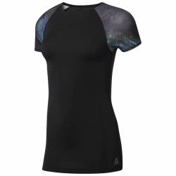 Woman compression T-Shirt OS AC COMP SS T OILSLICK - CY3450