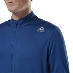 Man hoodie RUN QUARTER ZIP - D92925