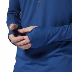 Man hoodie RUN QUARTER ZIP - D92925
