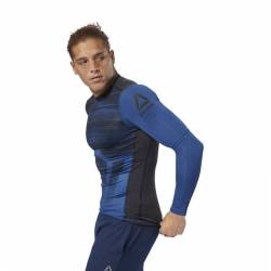 Man compression T-Shirt AC LS Comp Tee - AOP - D93760