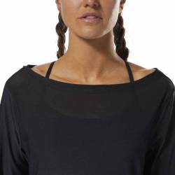 Woman T-Shirt Reebok Crossfit Jacquard LS - D94918